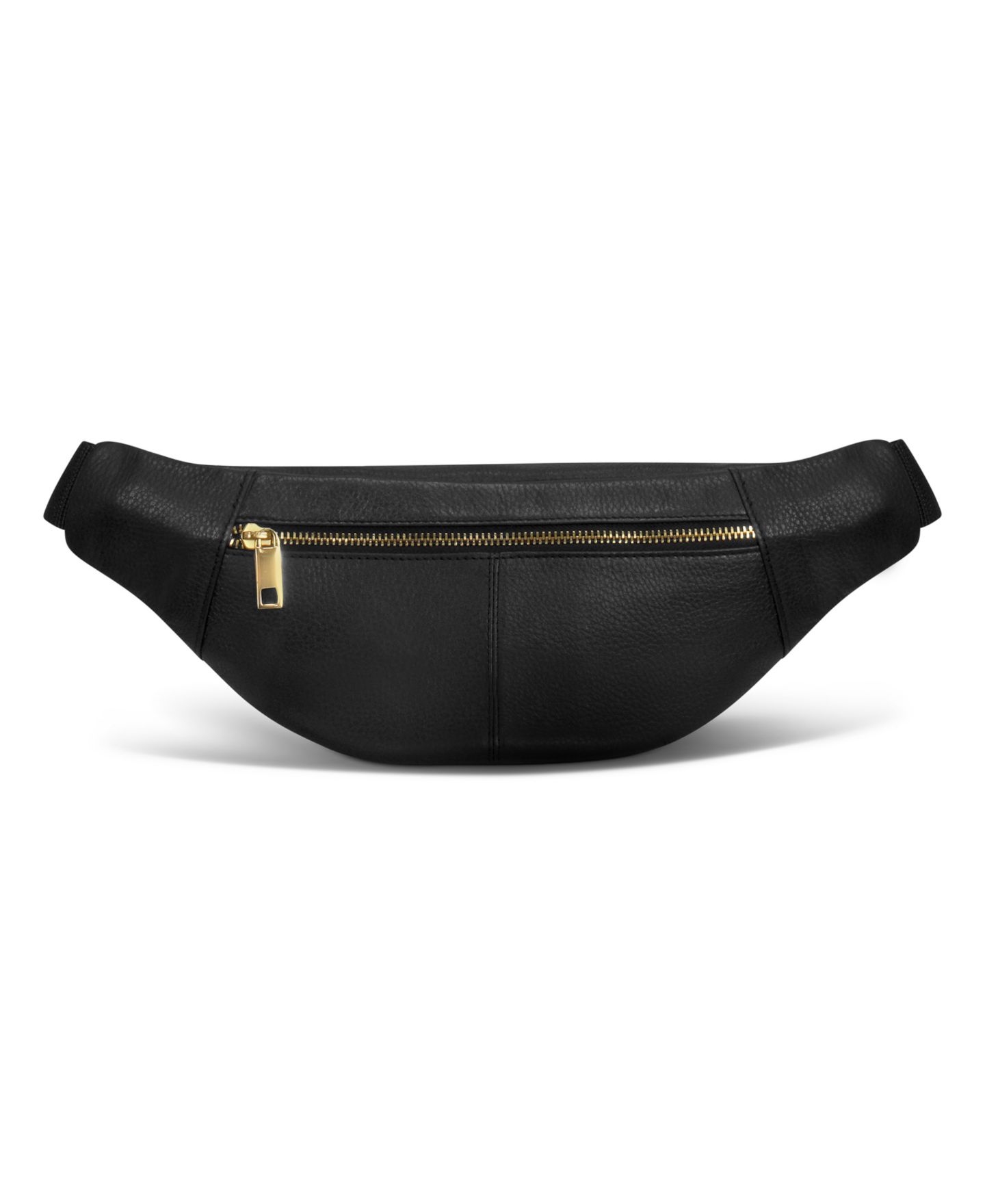 Сумки CHAMPS Leather Waist-Pack, цвет: Чёрный — фото 2