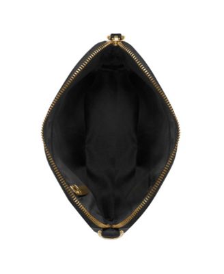 Leather Top-Zip Shoulder Bag