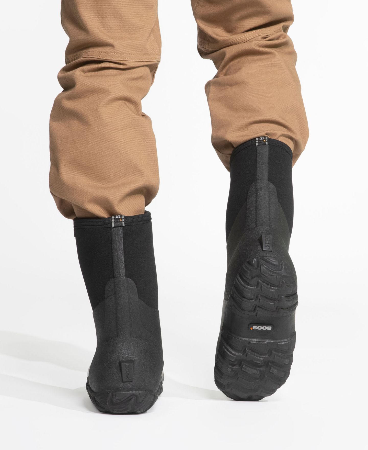 Мужские ботинки BOGS Classic Mid Boot, цвет: Чёрный — фото 10