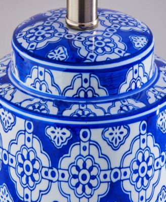 17" Ceramic Polly Set of 2 Table Lamps