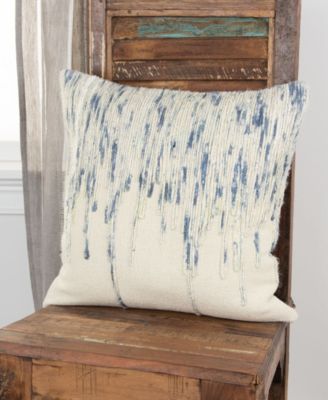 Abstract Design Polyester Filled Decorative Pillow, 20" x 20"