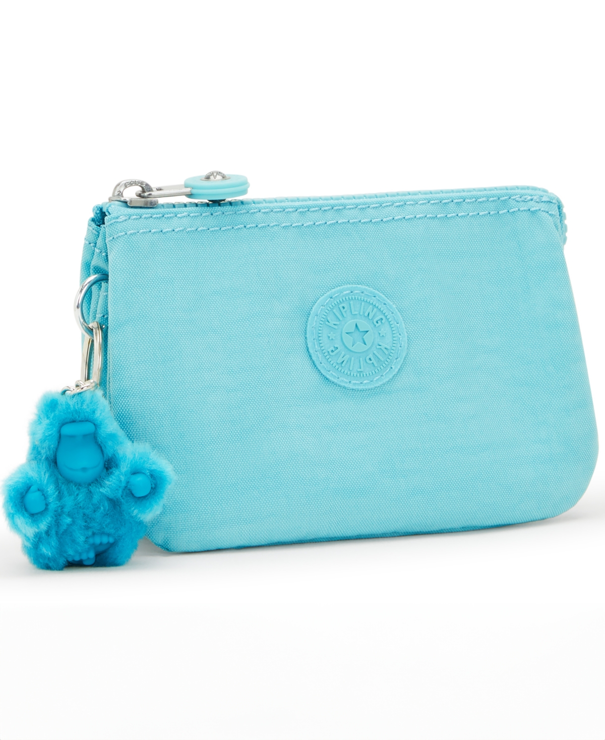 Kipling Creativity Small Pouch With Keychain In Blue Bleu 2