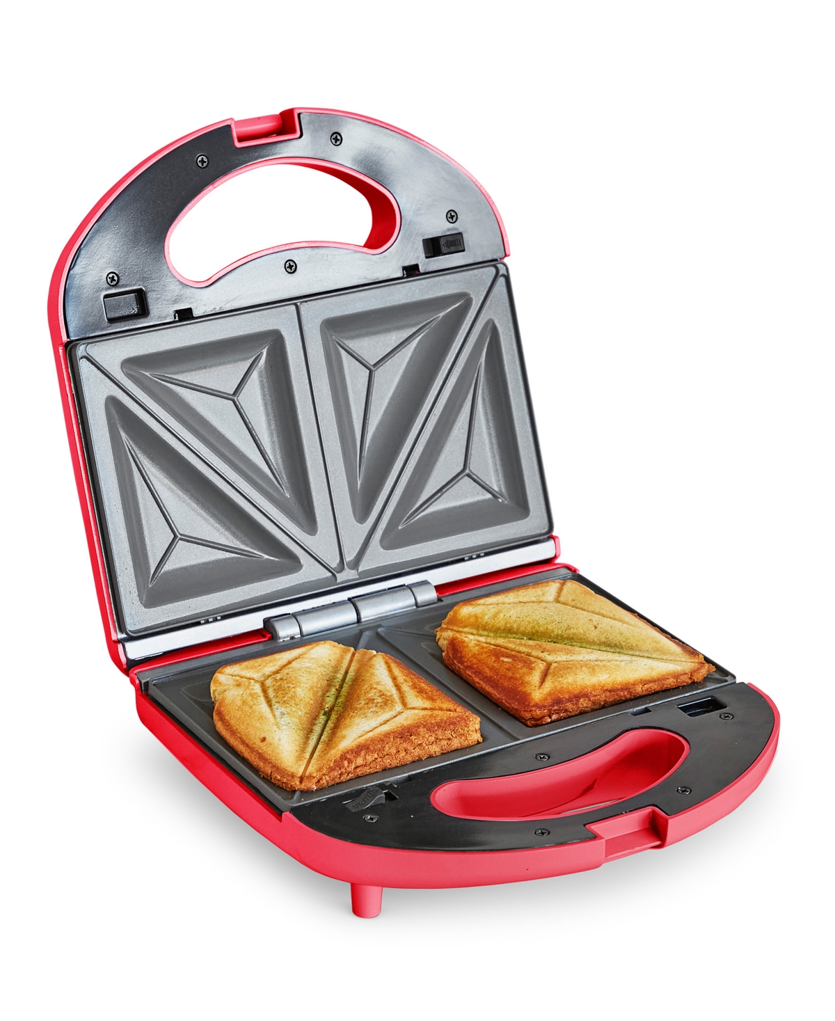 Greenlife Electric Sandwich Maker In Red