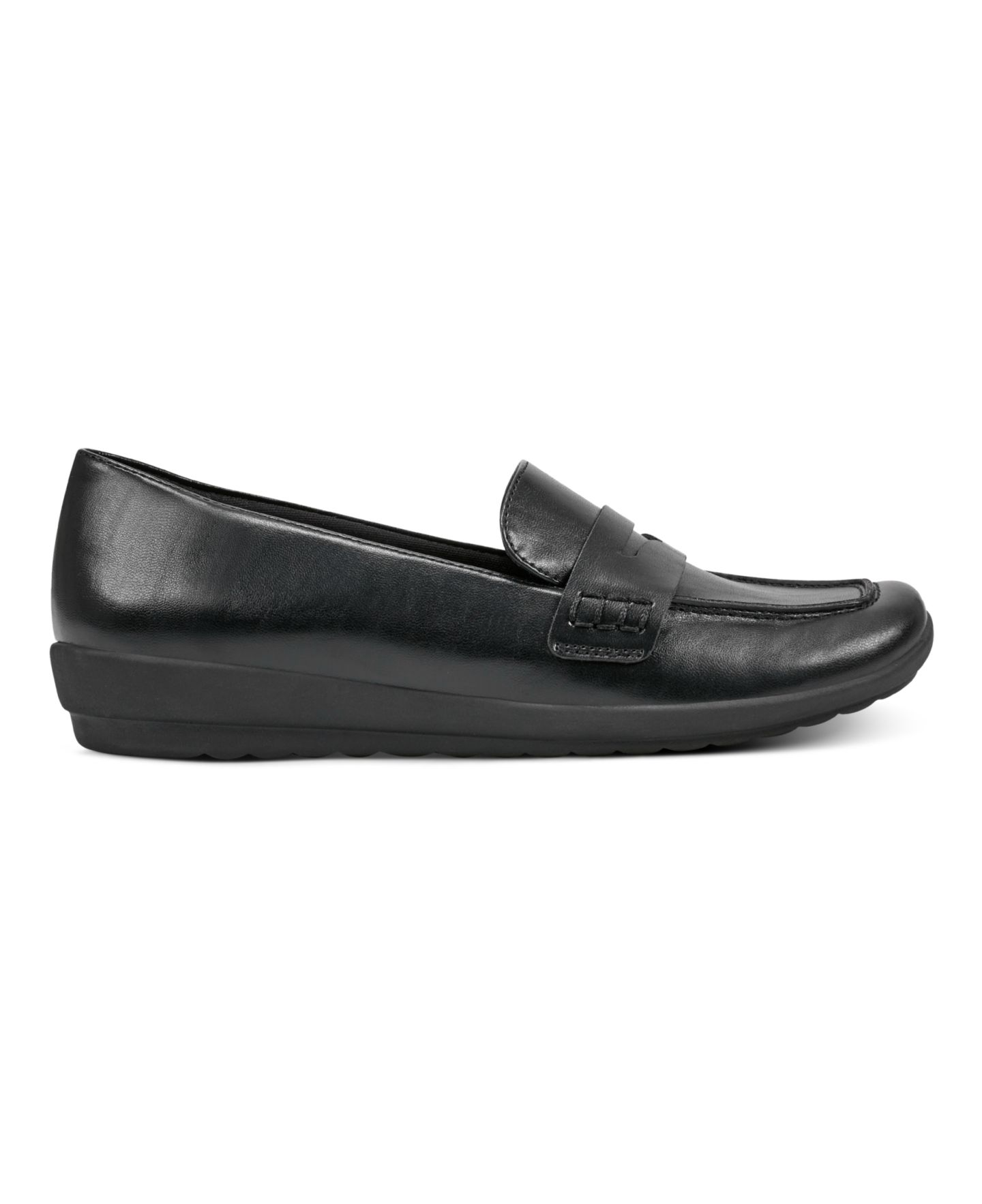 Женские туфли Easy Spirit Aerilyn Slip-On Penny, цвет: Чёрный — фото 2