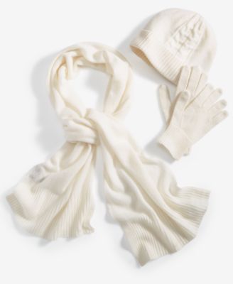 Charter Club Cashmere Hat, Gloves & Scarf Boxed Gift Set, Created for Macy's - Macy's Charter Club Cashmere Hat, Gloves & Scarf Boxed Gift Set, Created for Macy's - Macy's