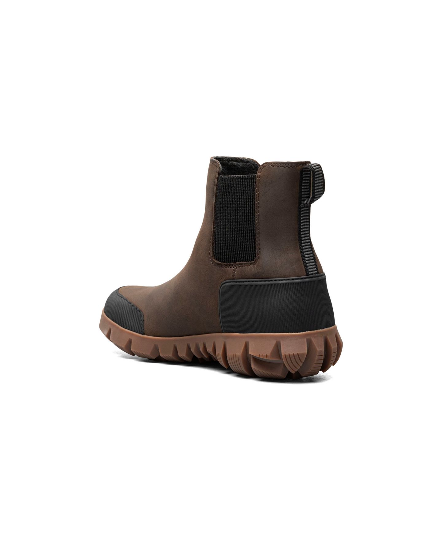 Мужские ботинки BOGS Arcata Urban Leather Slip-Resistant Chelsea, цвет: Чёрный — фото 12