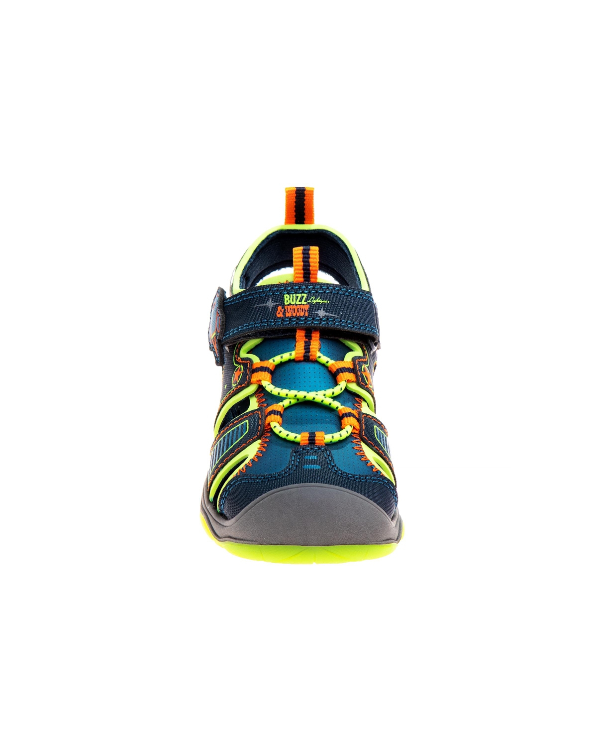 Disney Pixar Toddler Boys Toy Story Sports Sandals In Navy,lime