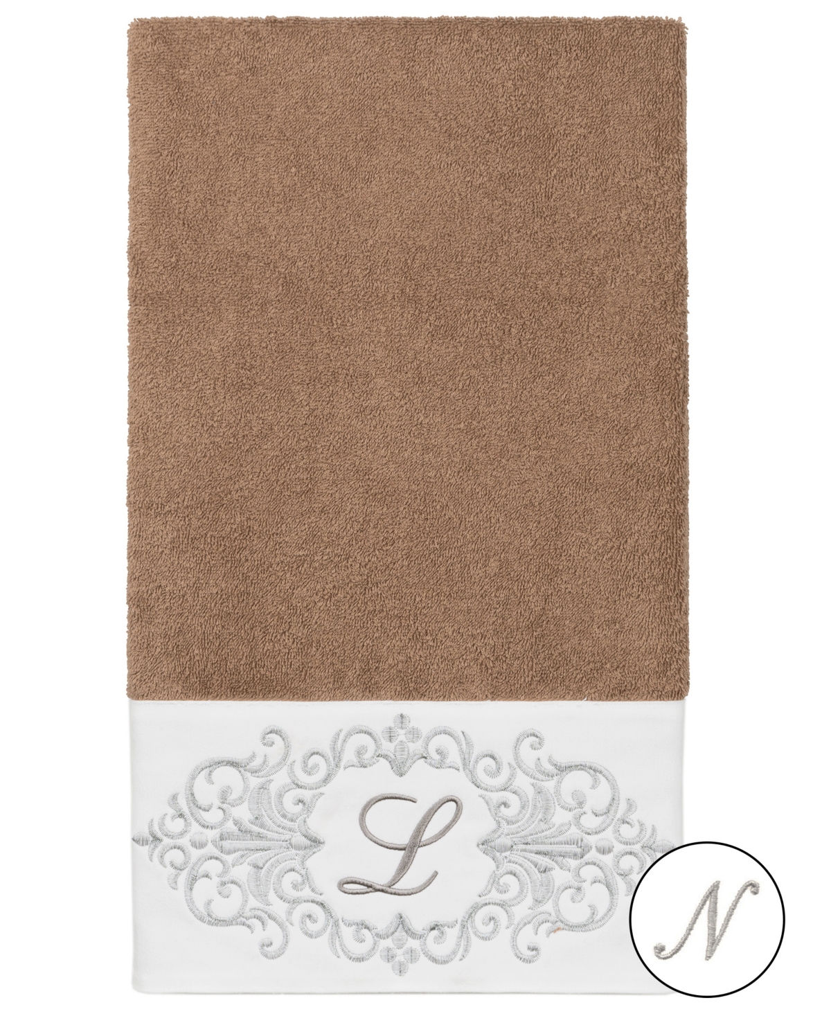 Linum Home 100% Turkish Cotton Monica 3-pc. Embellished Towel Set