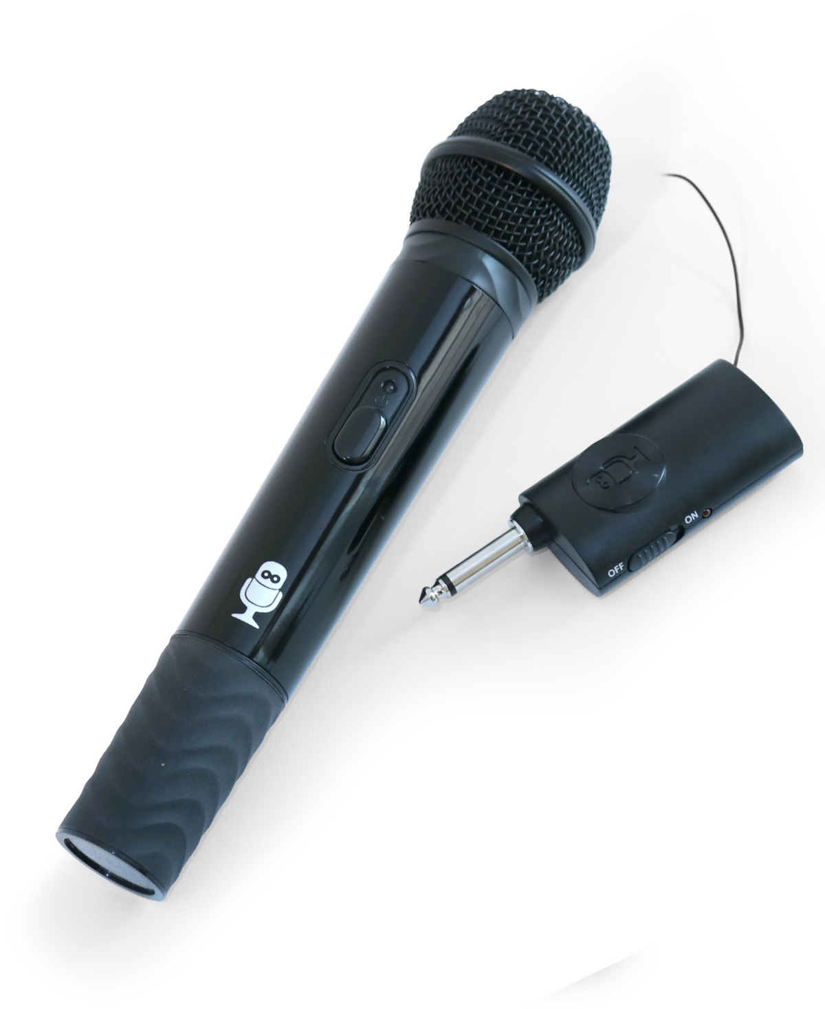 SINGING MACHINE , PORTABLE HANDHELD, WIRELESS MICROPHONE FOR KARAOKE, BLACK 