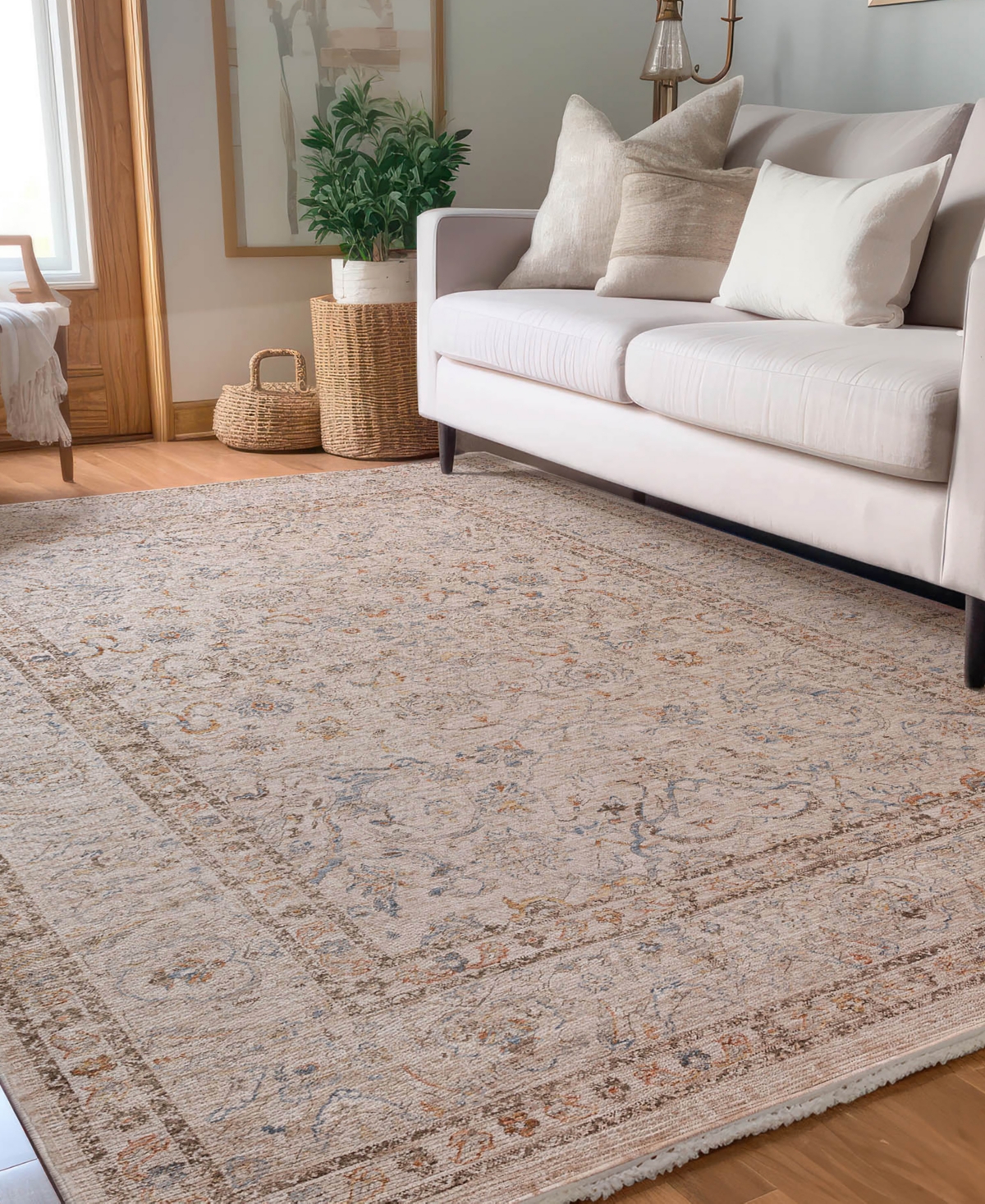 Dalyn Vienna Vi8 2'3x7'10 Runner Area Rug In Ivory