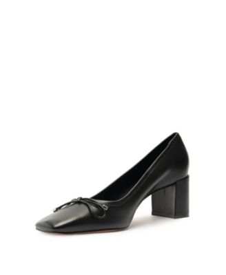 Women's Arissa Square Toe Mid Block Pumps