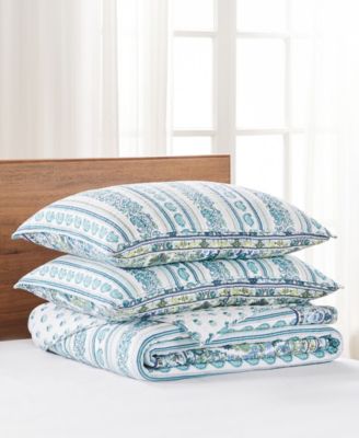 Yasmina Reversible 3-Pc. Quilt Set, Full/Queen