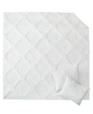 Muslin Stitch Stitching 3-Pc. Quilt Set, King/California King