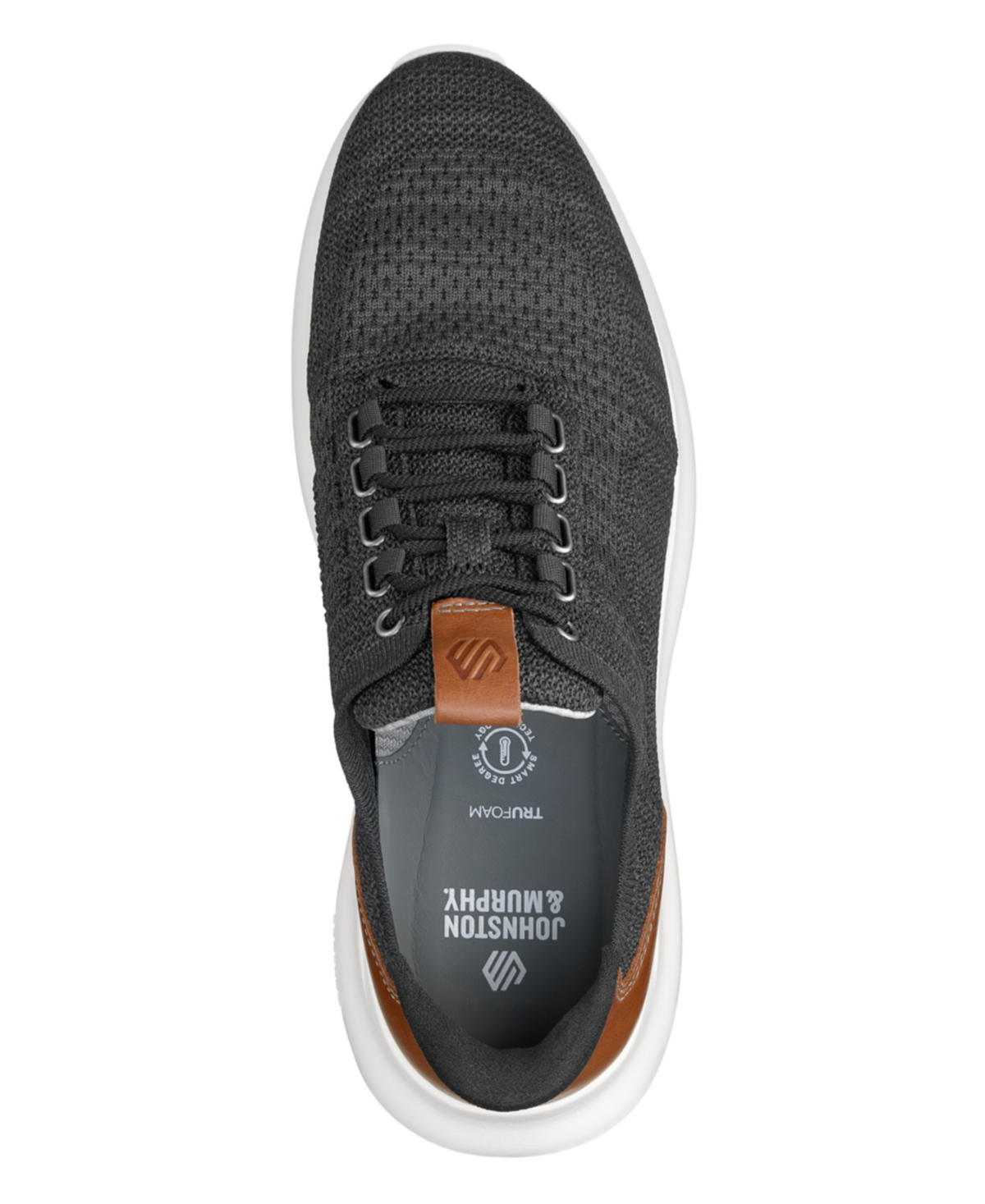 Shop Johnston & Murphy Men's Amherst 2.0 Knit Plain Toe Sneakers In Black