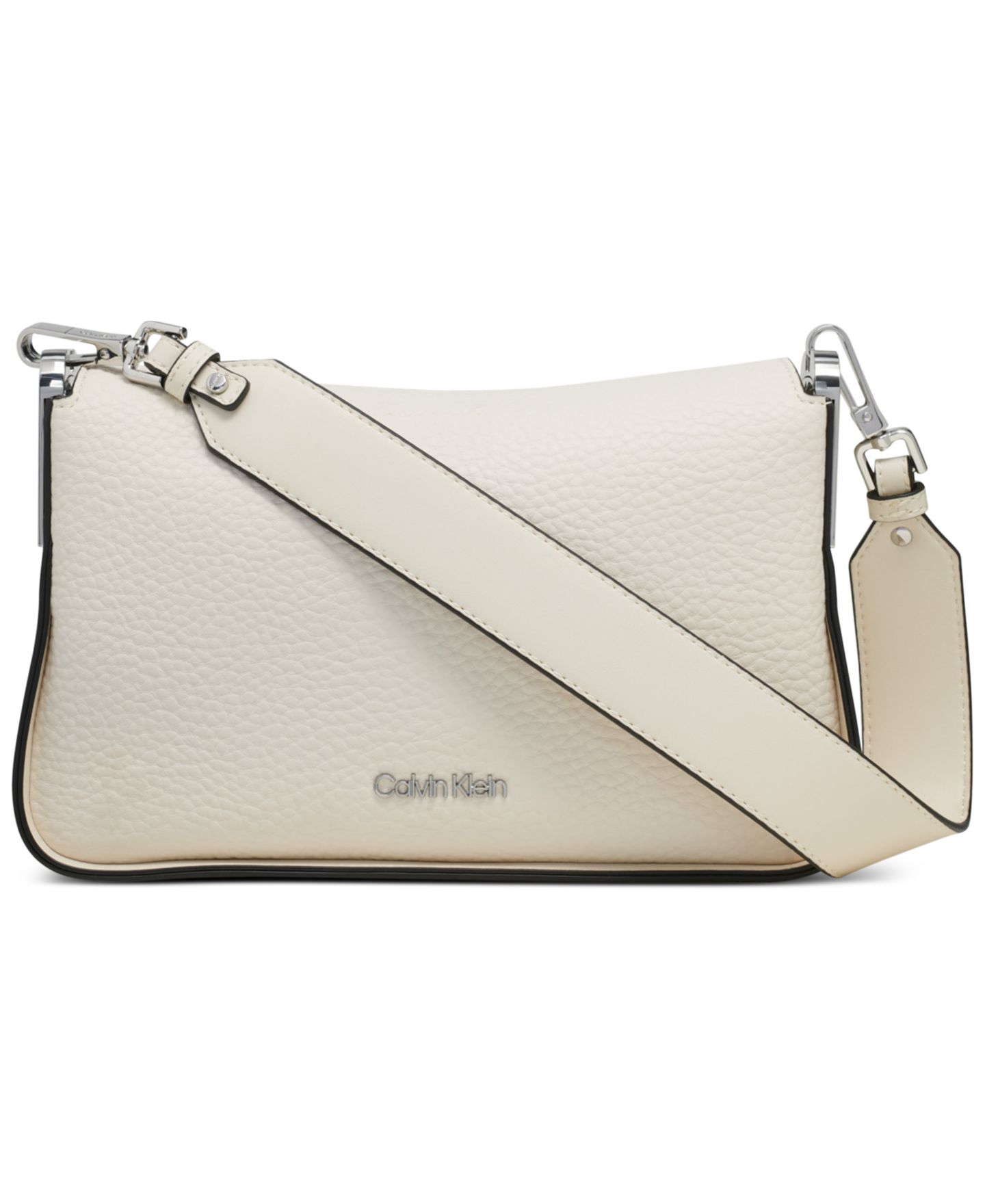 Женская сумка Calvin Klein Fay Demi Shoulder with Magnetic Top Closure, цвет: Белый — фото 1