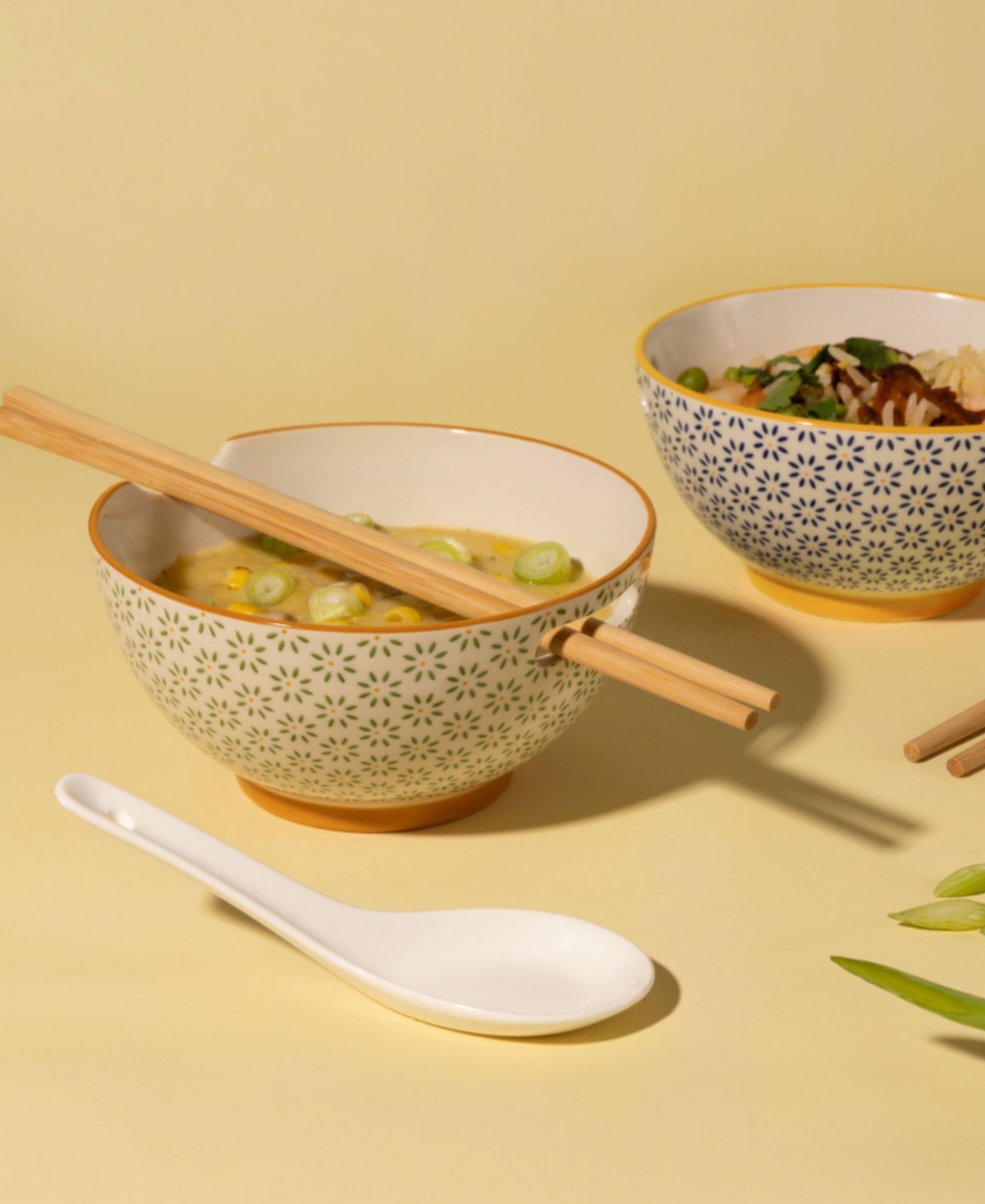 TYPHOON WORLD FOODS SET OF 2 RICE SOUP BOWLS 