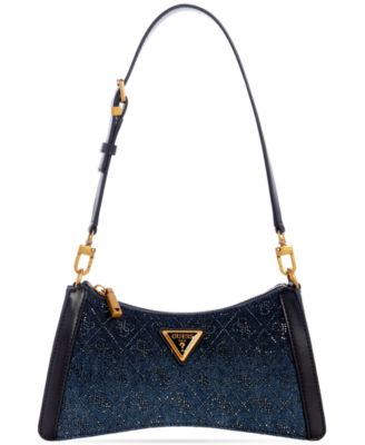 GUESS - Dili Top Zip Denim Shoulder Bag