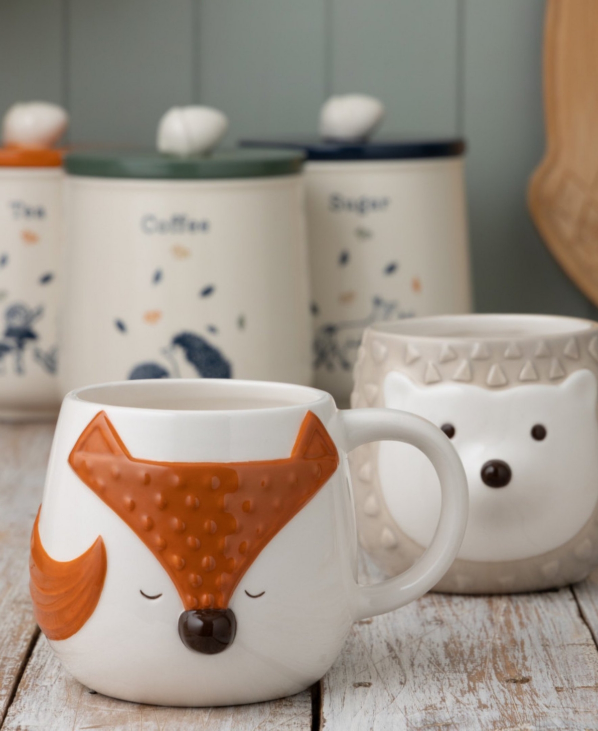 Price  &  Kensington Woodland 4 Piece Mug Set In Multi