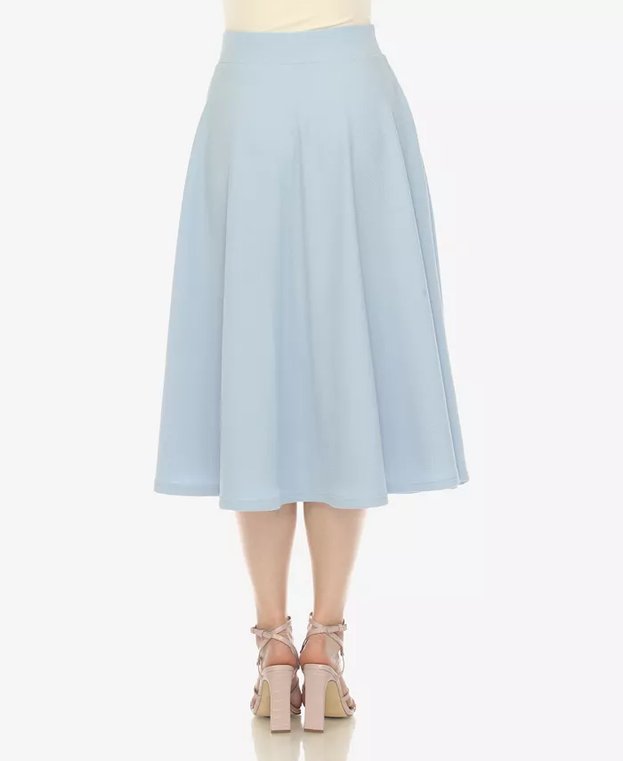 Women's Flared Skirt with Pockets - thumbnail 8