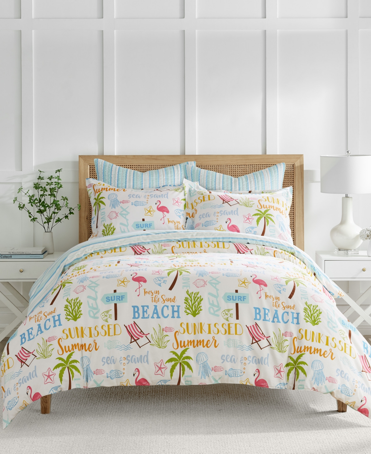 Levtex Beach Days Reversible 3-Pc. Comforter Set,