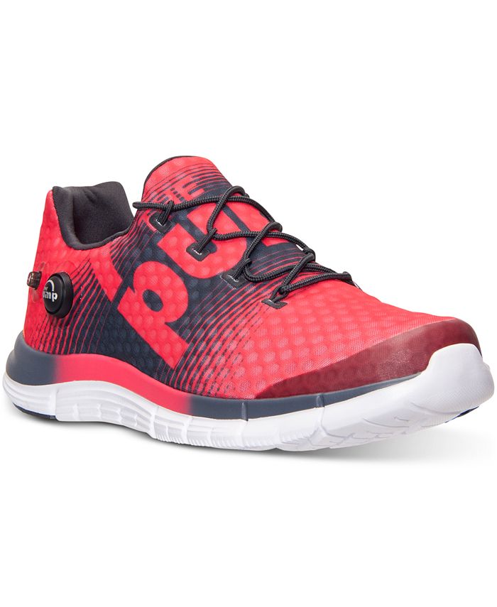 Reebok ZPump Fusion Running Sneakers from Finish Line - Macy's