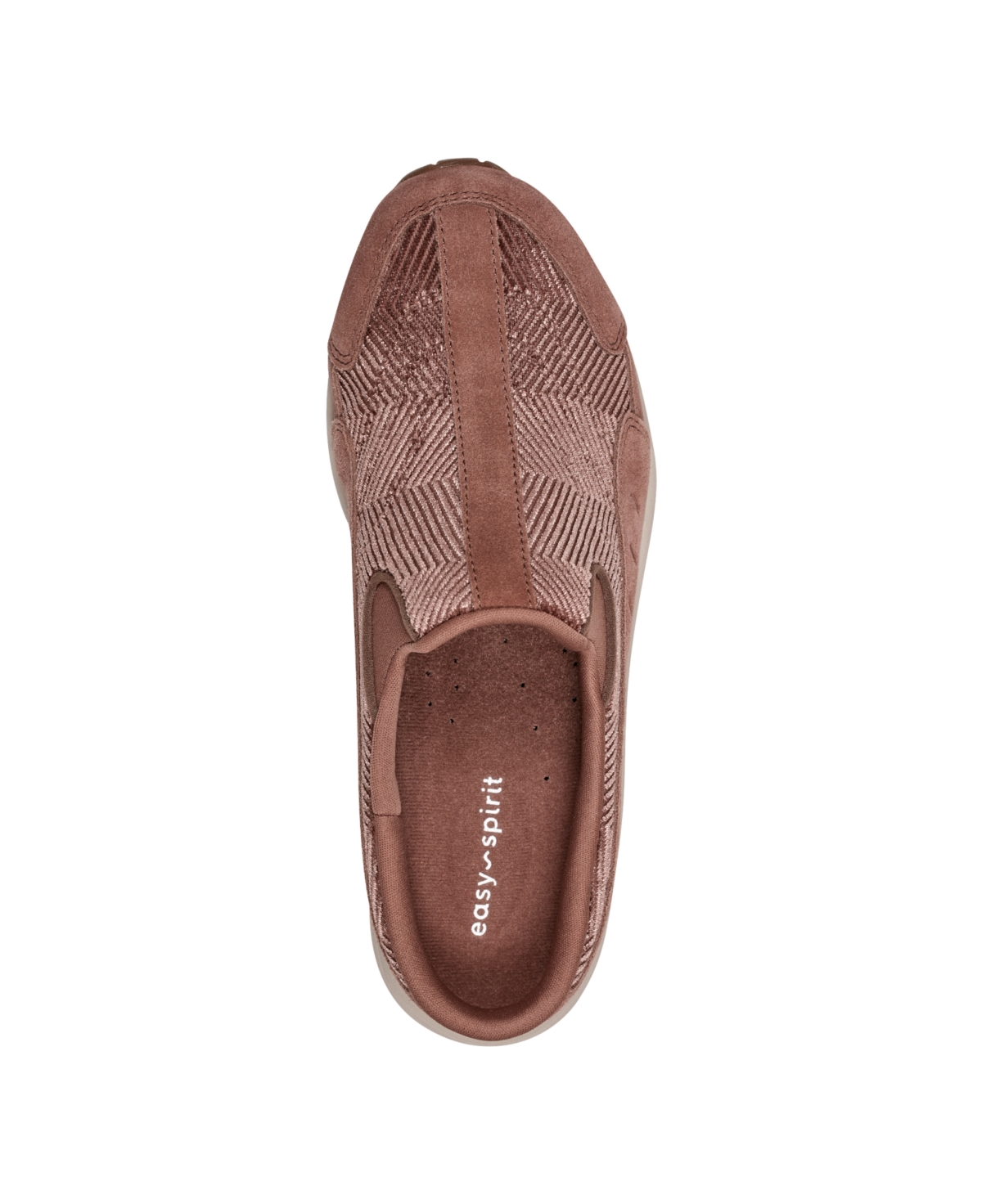 Easy Spirit Women's Traveltime Round Toe Casual Slip-on Mules In Dark Taupe