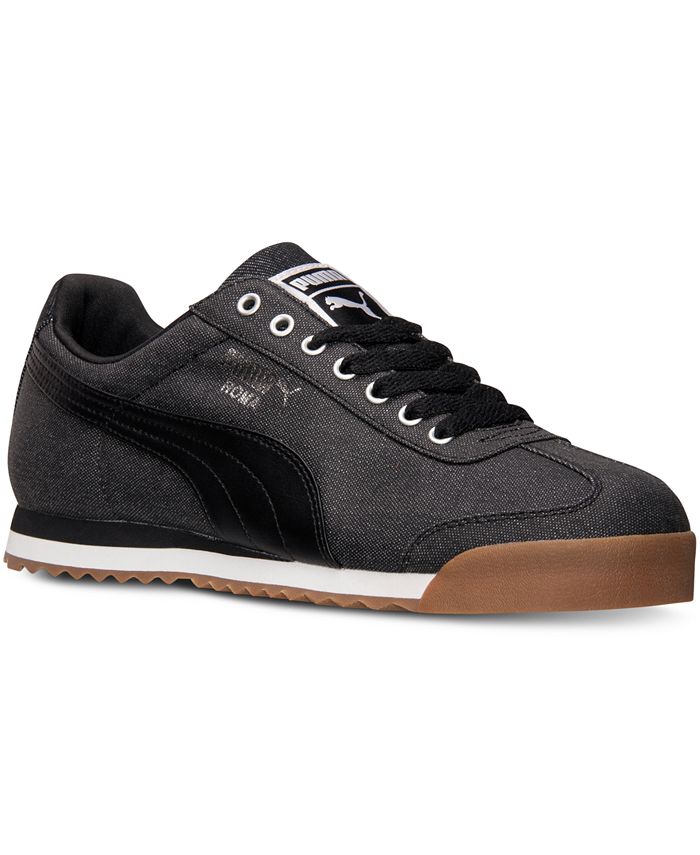 Puma Men's Roma Waxed Series Casual Sneakers from Finish Line - Macy's