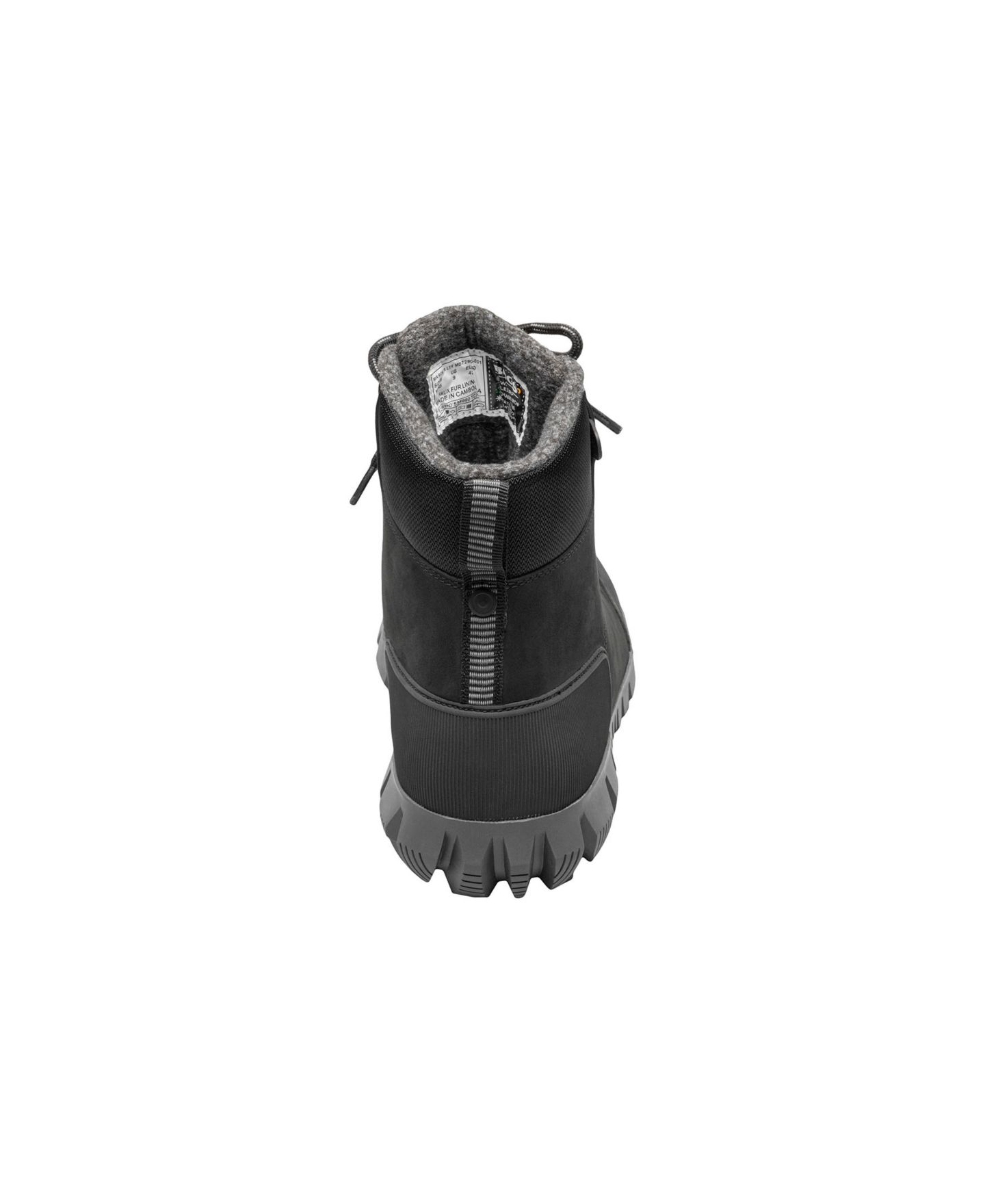 Мужские ботинки BOGS Arcata Urban Leather Mid Slip-Resistant Boot, цвет: Чёрный — фото 4