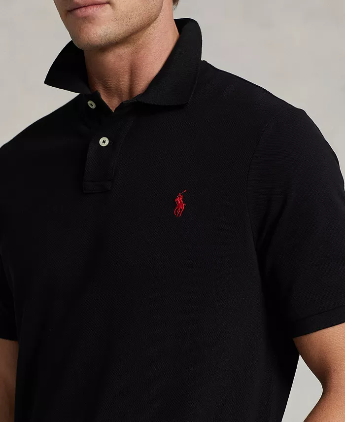 Men's Classic-Fit Mesh Polo Shirt - thumbnail 3