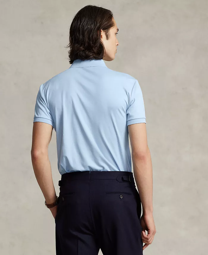 Men’s Slim-Fit Soft Cotton Polo Shirt - thumbnail 4
