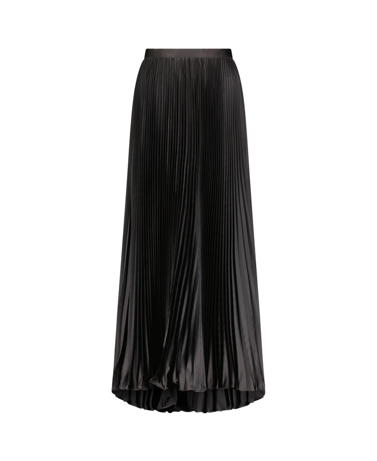 Mac Duggal Women's Long Pleated Satin Evening Skirt