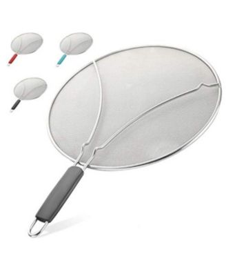 Large Splatter Screen for Frying Pan (13") - Stainless Steel Grease Splatter  Guard for Frying Pan