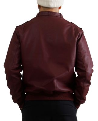 Men's Faux Leather Iconic Racer Jacket
