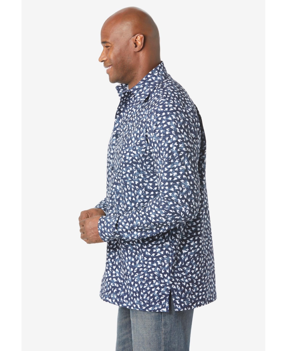 KingSize Big & Tall Performance Woven Button Down