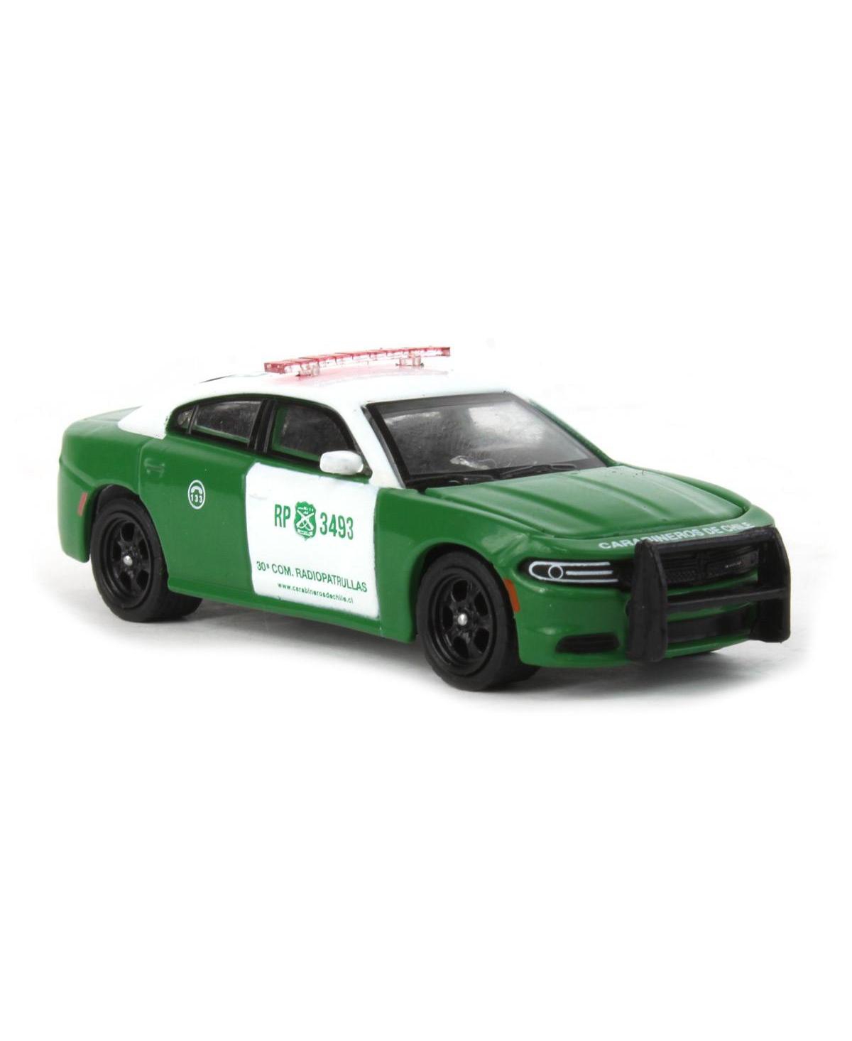 Greenlight Collectibles 1/64 Dodge Charger Pursuit, Carabineros de Chile with Police Figure,light Hobby Exclusive