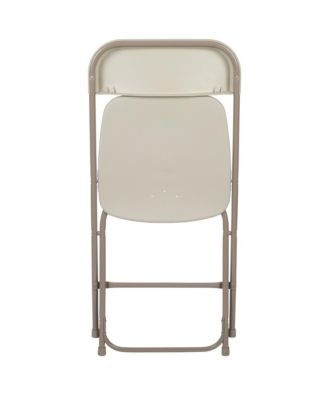 Set Of 10  650 Llb Weight Capacity  Plastic Stackable Folding Plastic Chairs