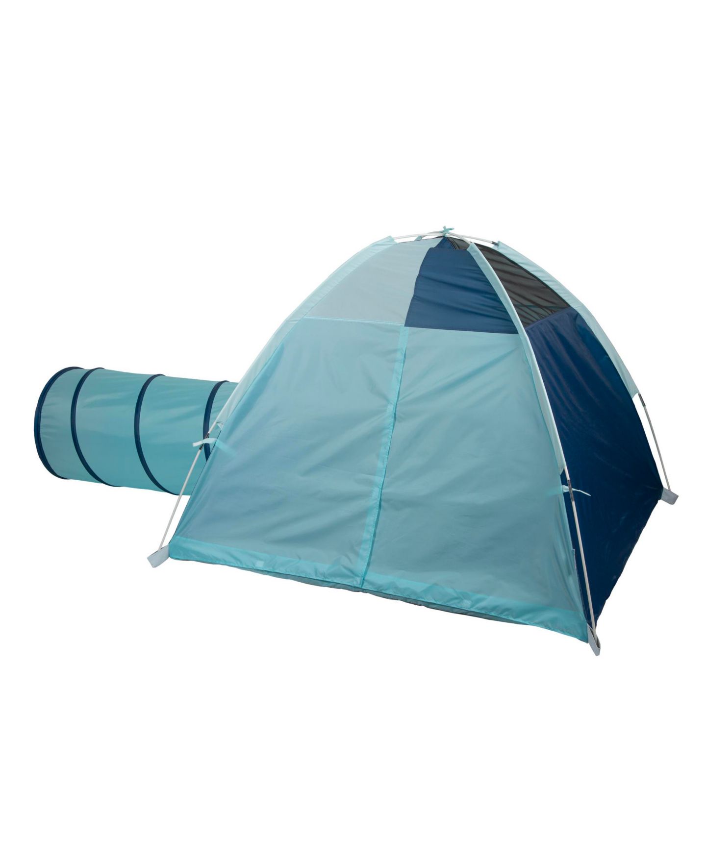 Детский игровой набор Pacific Play Tents Tent + Tunnel Combo 2-Piece Playset, 58" x 58" x 46", Ages 2+, цвет: Синий — фото 3