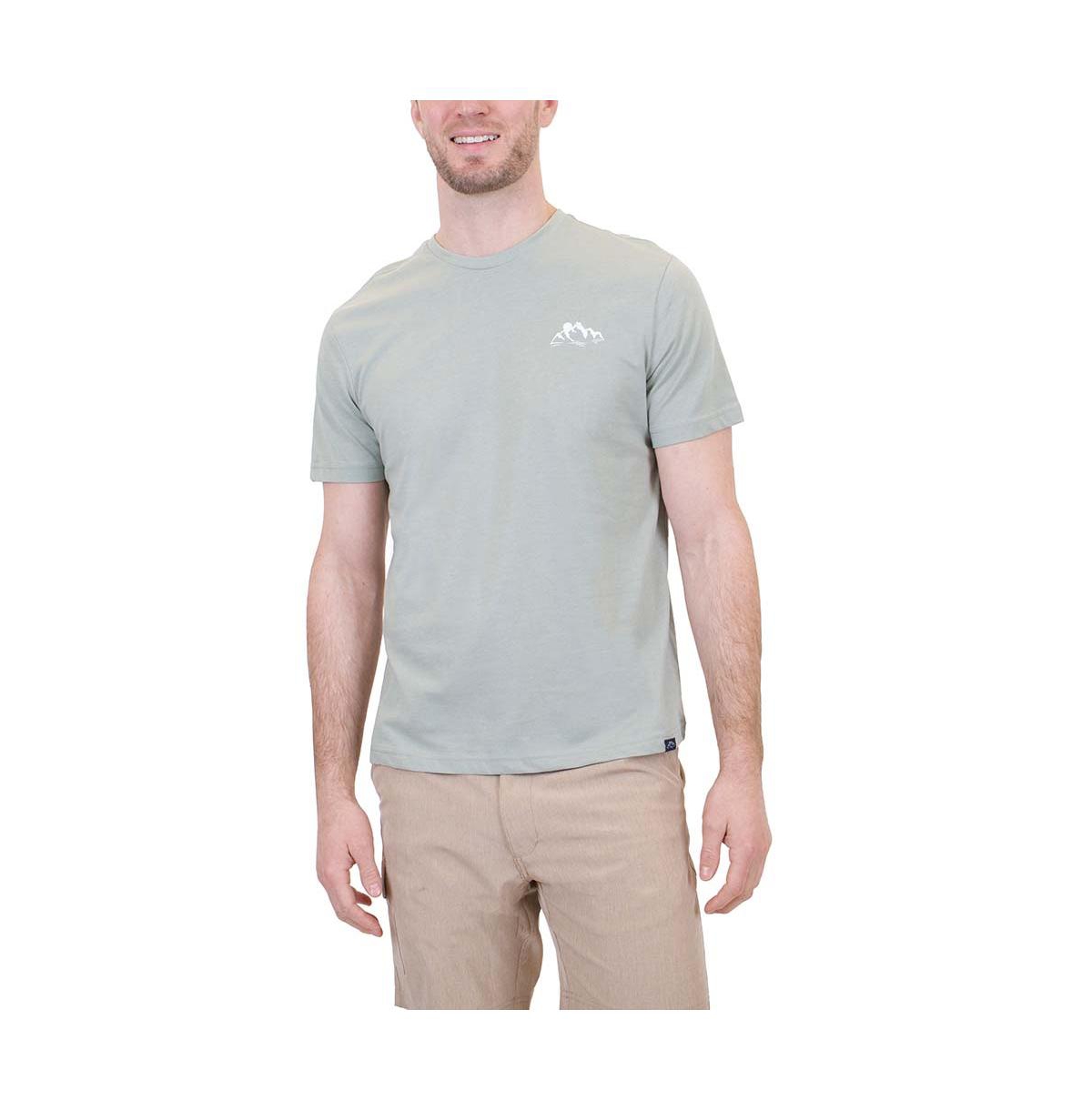 Men's Beach Cowboy Graphic T-Shirt - Iceberg green heather