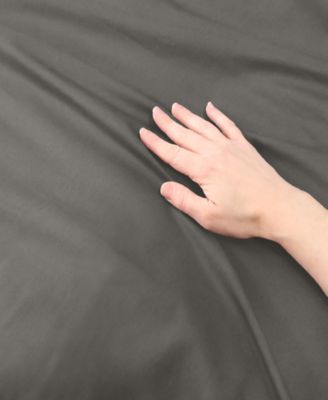 300-Thread Count Crisp Cotton Percale Lightweight 2-Pc. Duvet Cover Set, Twin