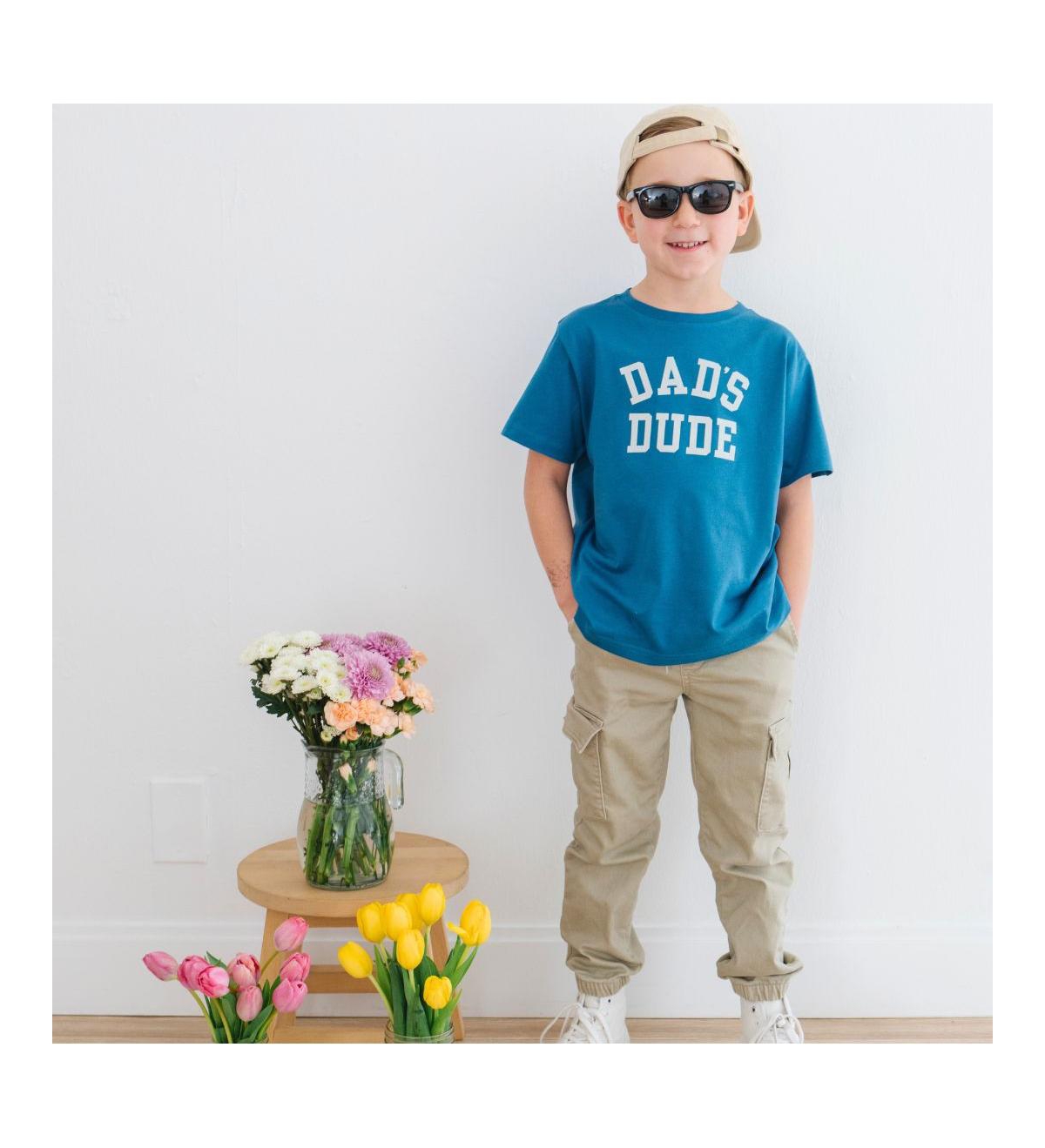 Sweet Wink Toddler Boys Dad's Dude Short Sleeve T-Shirt