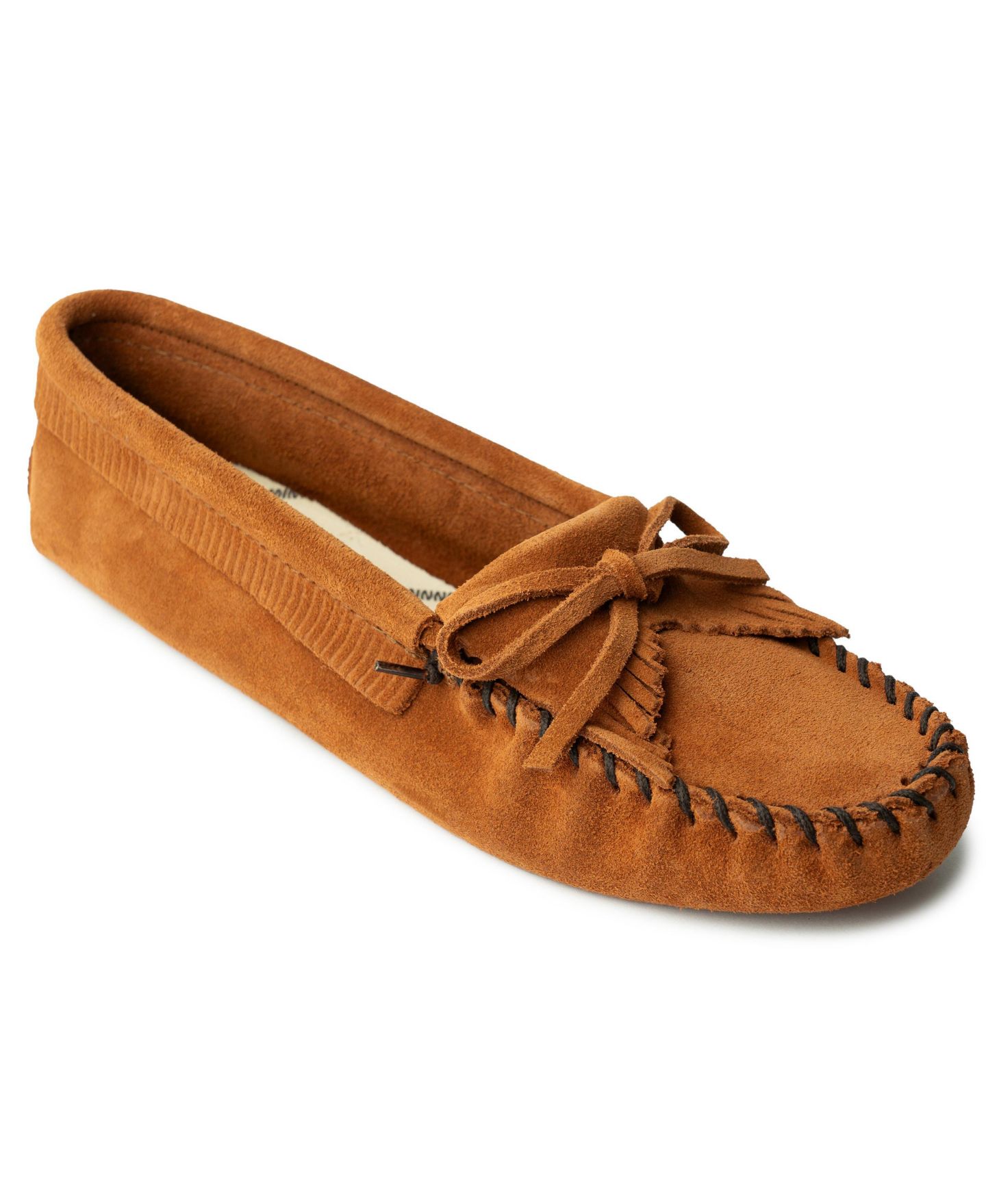 Женские мокасины Minnetonka Kilty с мягкой подошвой, цвет: Коричневый — фото 1
