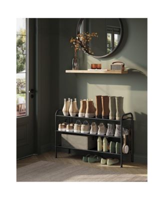 Multi Tier Shoe Rack, Shoe Organizer, Fabric Shoe Shelf Storage