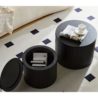 2-Piece Nested Coffee Table Set