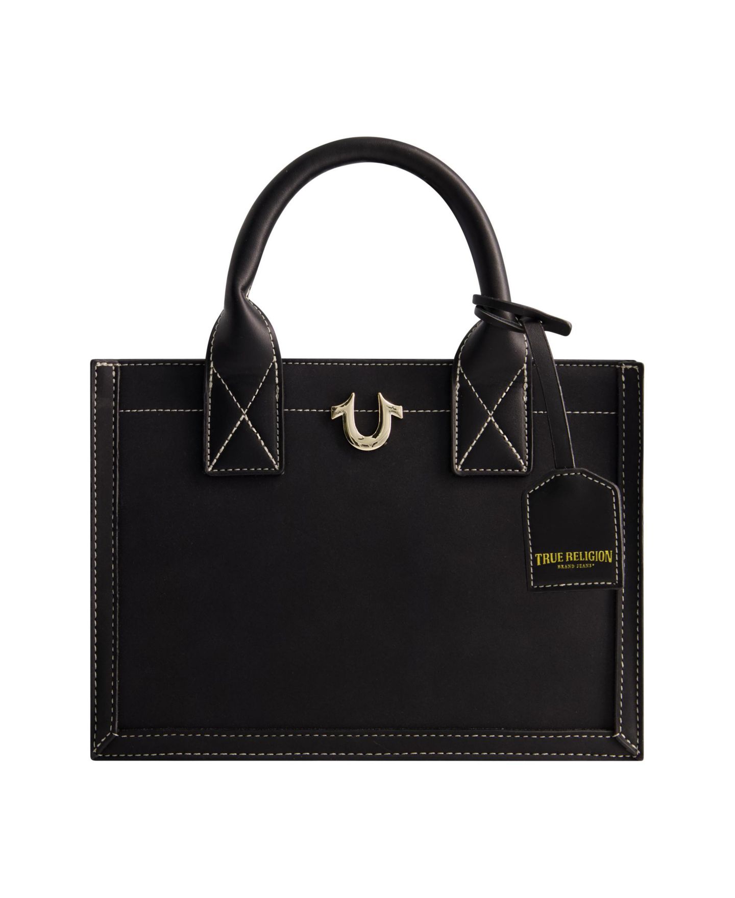 Женская сумка True Religion Modern Edge Suede Tote, цвет: Чёрный — фото 1