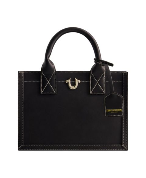 Женская сумка True Religion Modern Edge Suede Tote, цвет: Чёрный