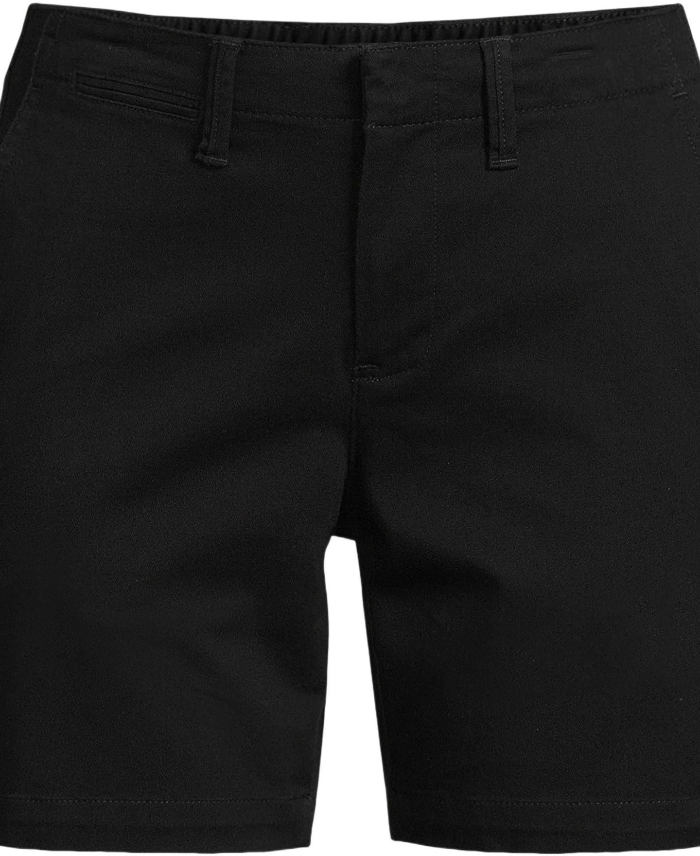 Женские шорты Lands' End Classic 7" Chino, цвет: Чёрный — фото 2