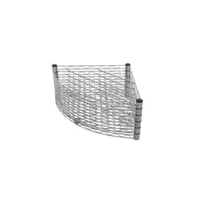 6-Tier Corner Wire Shelf - Chrome