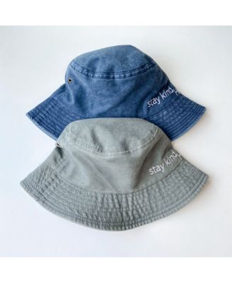 Denim Bucket Hat - Grey Wash - Macy display picture 3