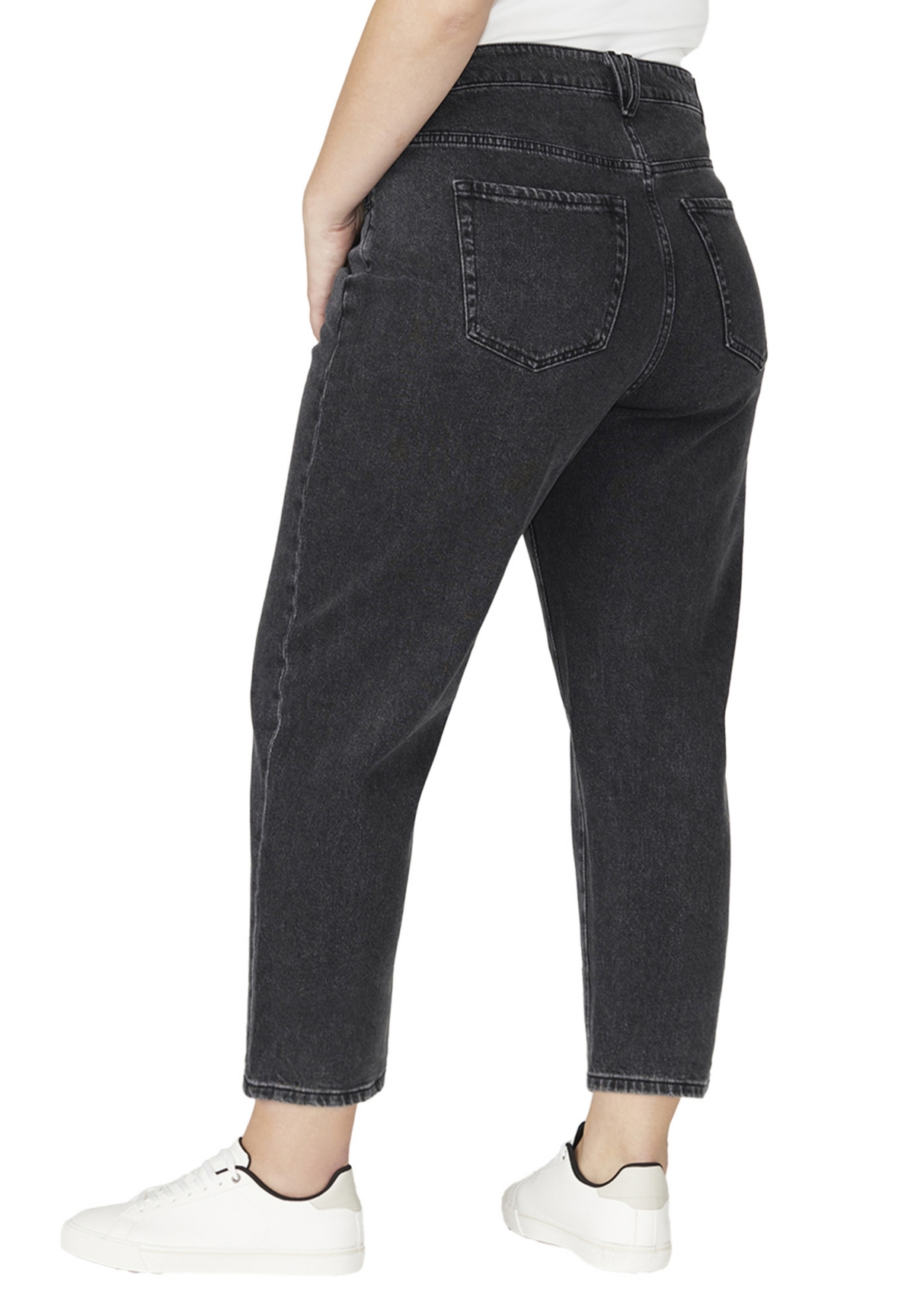 Eloquii Plus Size The Naomi Comfort Stretch Straight Leg Jean Crop
