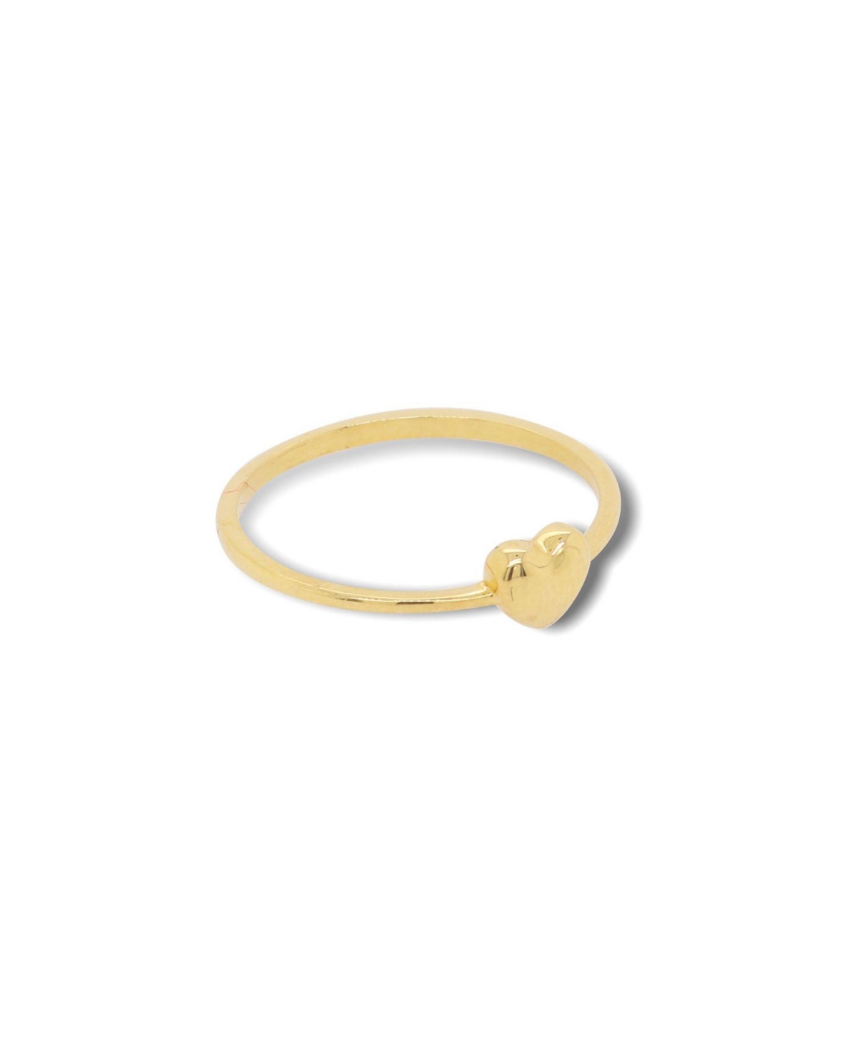Gold Puffy Heart Ring - Gold